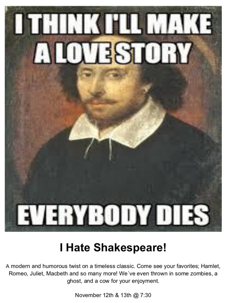 I Hate Shakespeare!