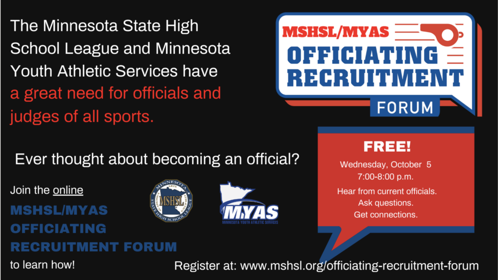 MSHSL Officials Recruitment