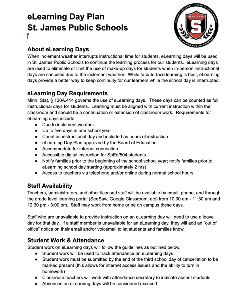 STJ ELearning Guidelines