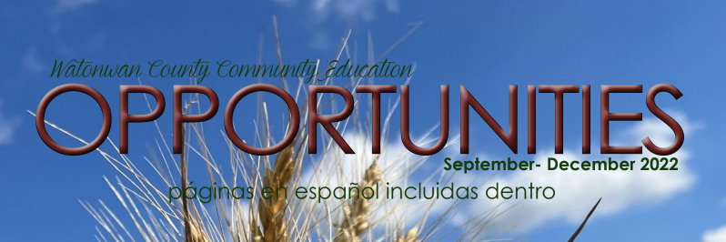 Watonwan County Community Education Opportunities
